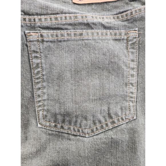 Vintage Eddie Bauer High Rise Relaxed Fit Tapered Leg Jeans Size 10 Green Denim - Picture 5 of 16